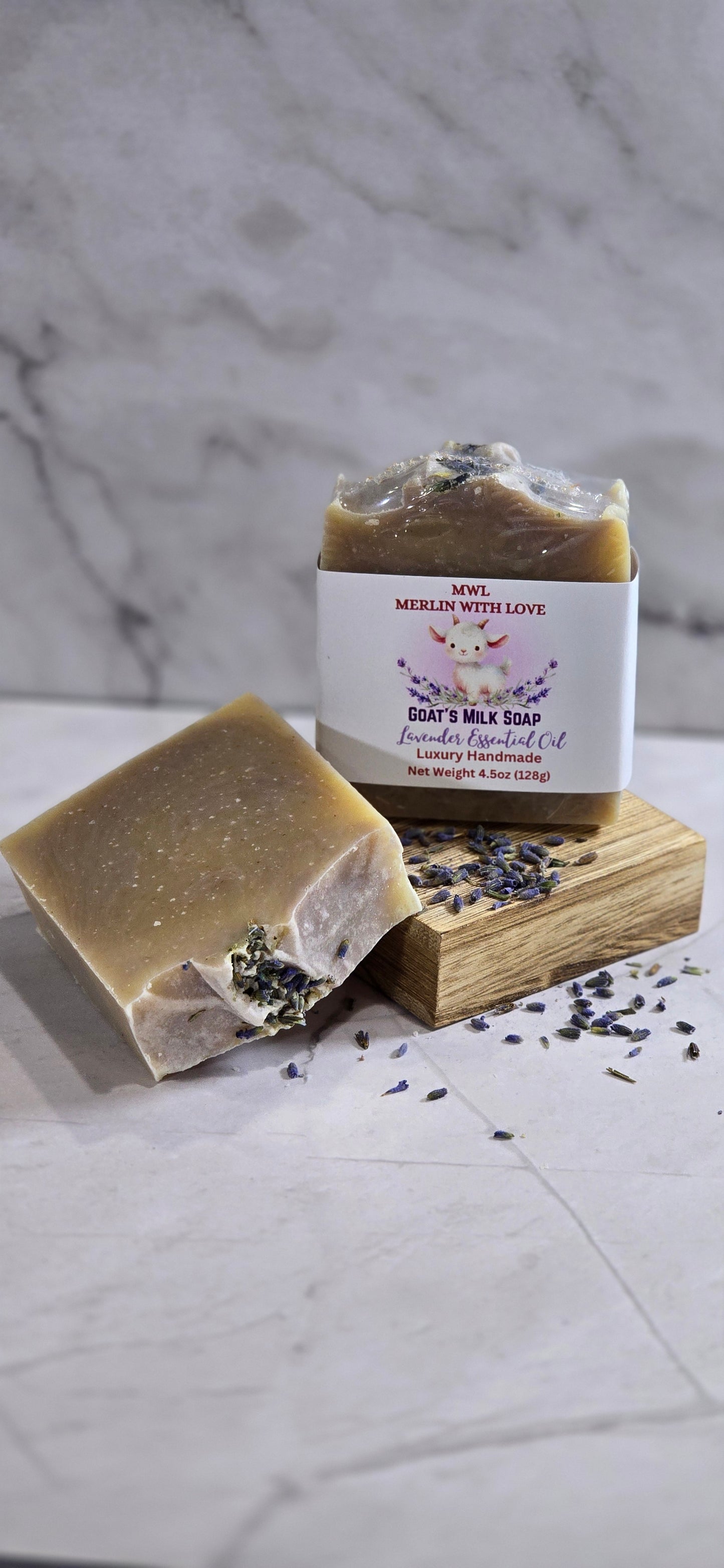 Lavender Soap with Goat milk.