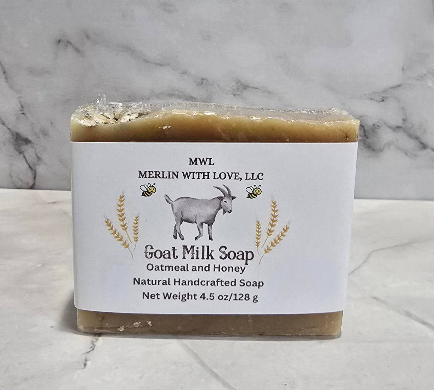 Goat Milk Soap with Oatmeal and Honey