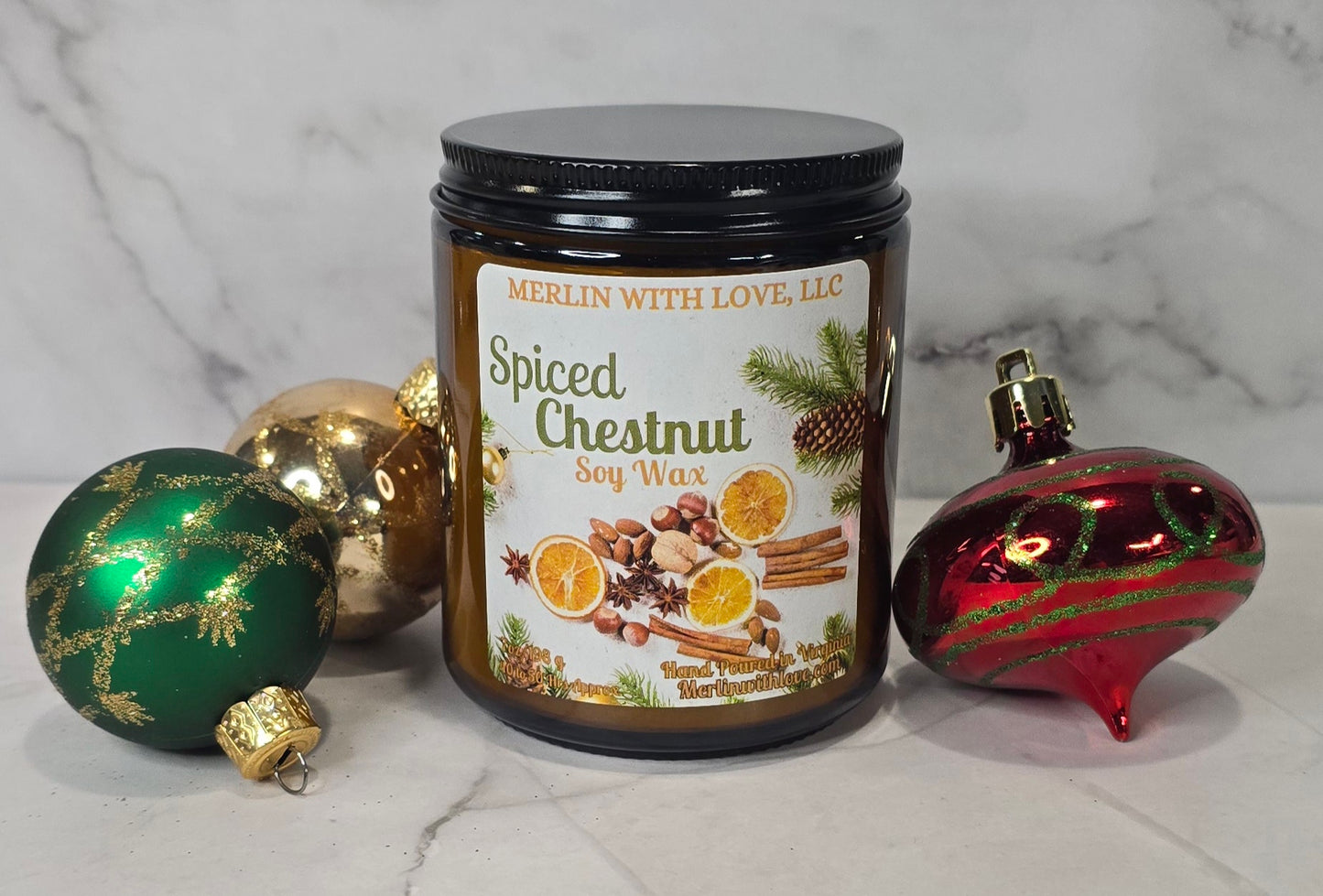 Spiced Chestnut Soy Candle