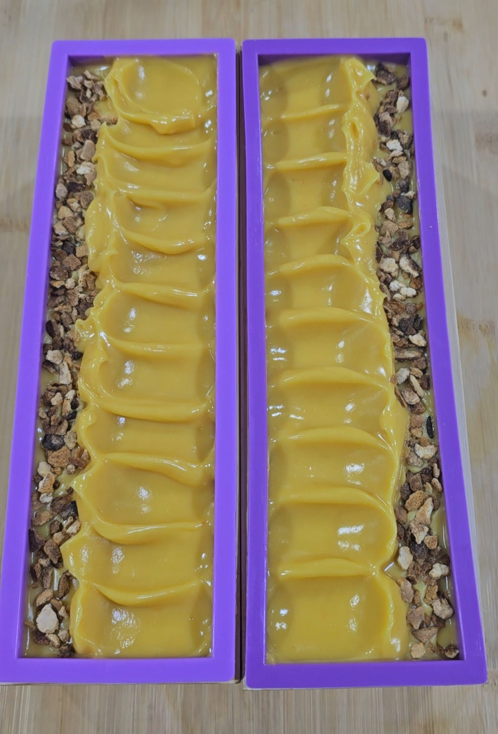 Orange and Carrot Puree - Approx. 4.5 oz 1in Bar.