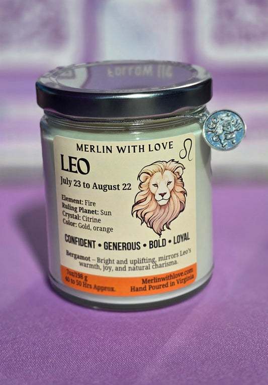 Leo Candle - Zodiac Collection