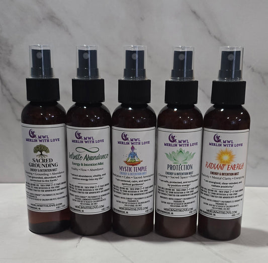 Reiki-Infused Holistic Spiritual Room Spray – New Year Sacred Space 4oz